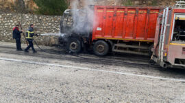 ZEYTİNLİ BOĞAZDA KORKUTAN YANGIN